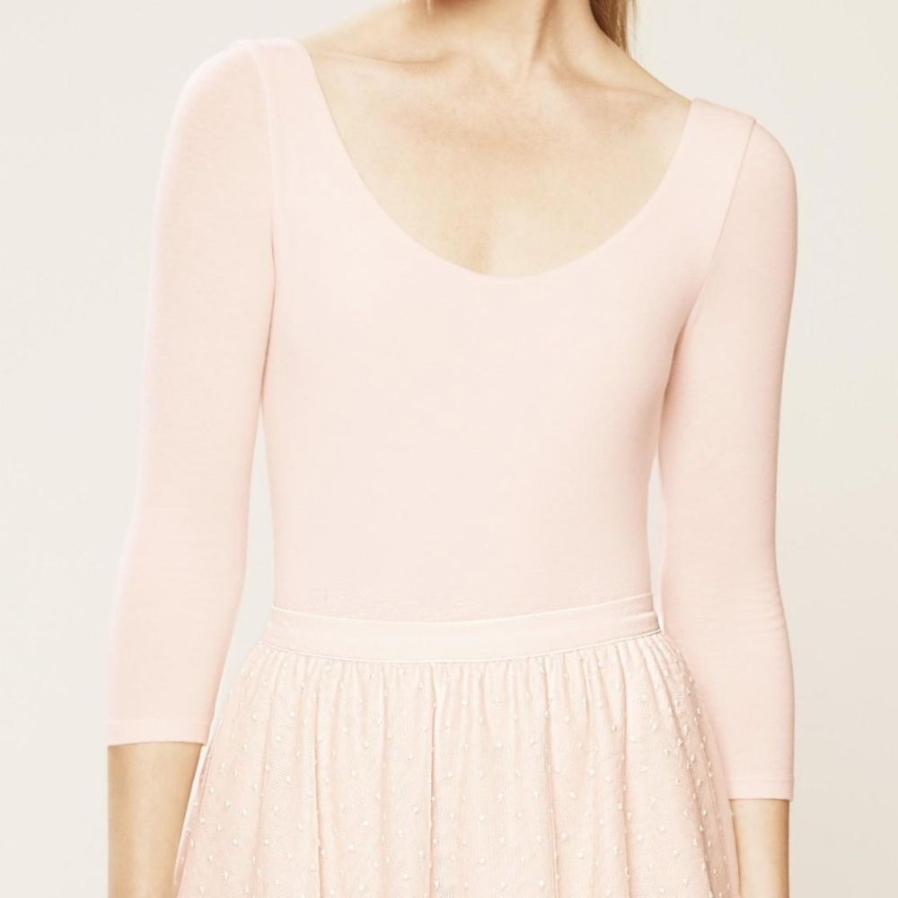 SJP by Sarah Jessica Parker blush pink bodysuit size S